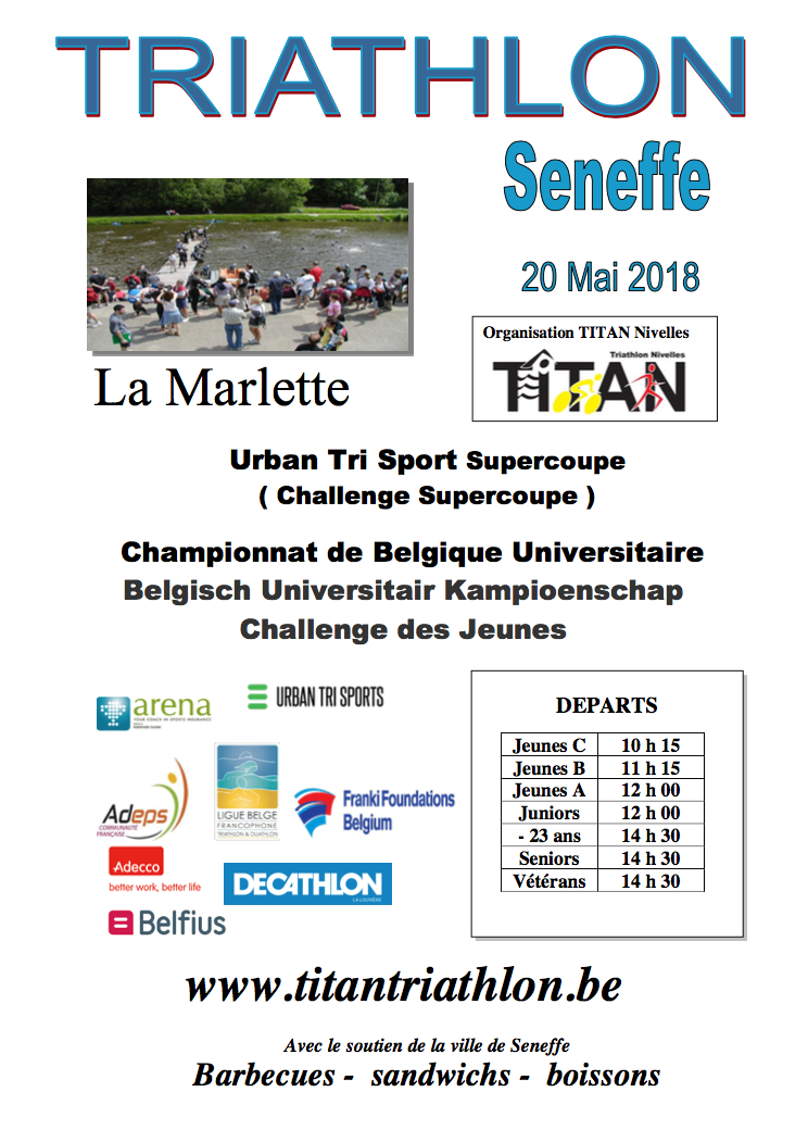 affiche triathlon